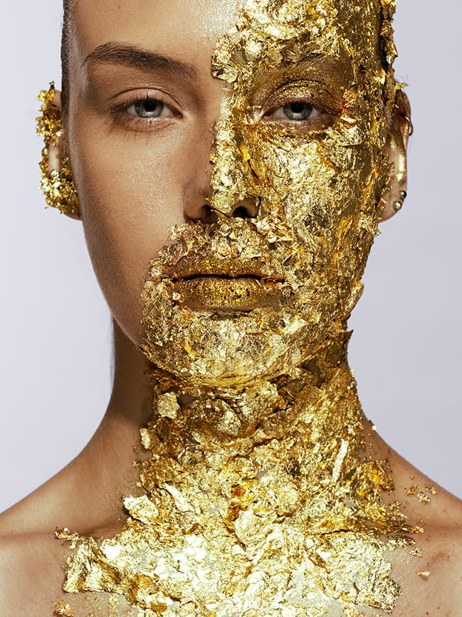 advanced makeup course alumni created this creative makeup look