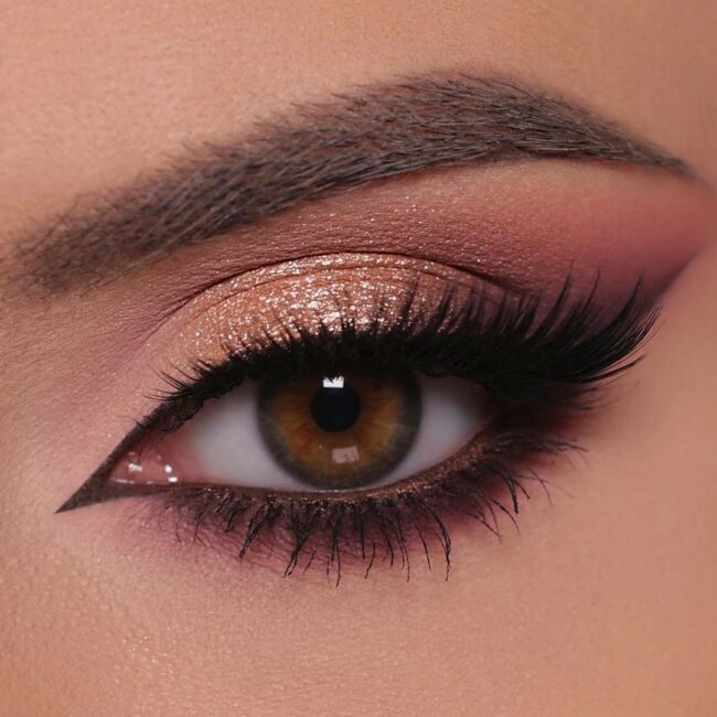 smudged eyeliner