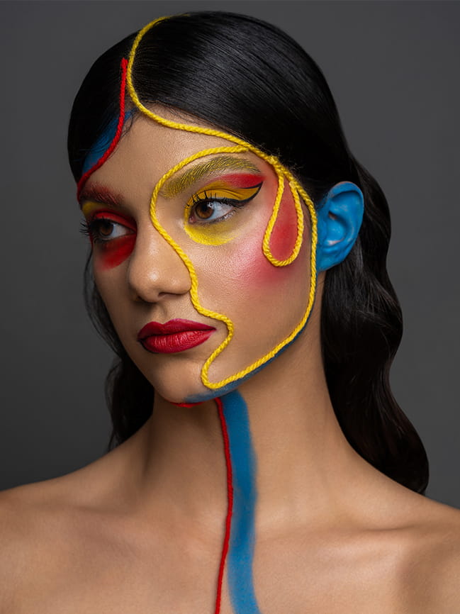 μαθήματα μακιγιάζ για επαγγελματίες | upskilling makeup artists course portfolio project by advanced level makeup student