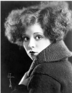 Clara Bow by Wikimedia commons